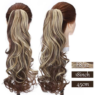 Buy f8-22 Synthetic Long Wavy Fake Ponytail Extension