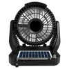 Supersonic Solar-Powered BT Speaker with FM Radio, LED Flashlight, and Fan