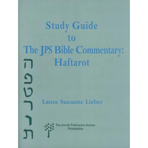 Study Guide to the JPS Bible Commentary: Haftarot - Paperback