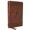 Nabre, New American Bible, Revised Edition, Catholic Bible, Large Print Edition, Leathersoft, Brown, Thumb Indexed, Comfort Print: Holy Bible - Imitation Leather