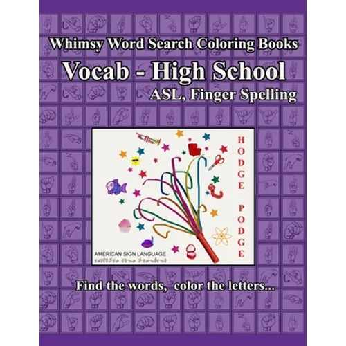 Whimsy Word Search, Vocab High School, ASL - Paperback