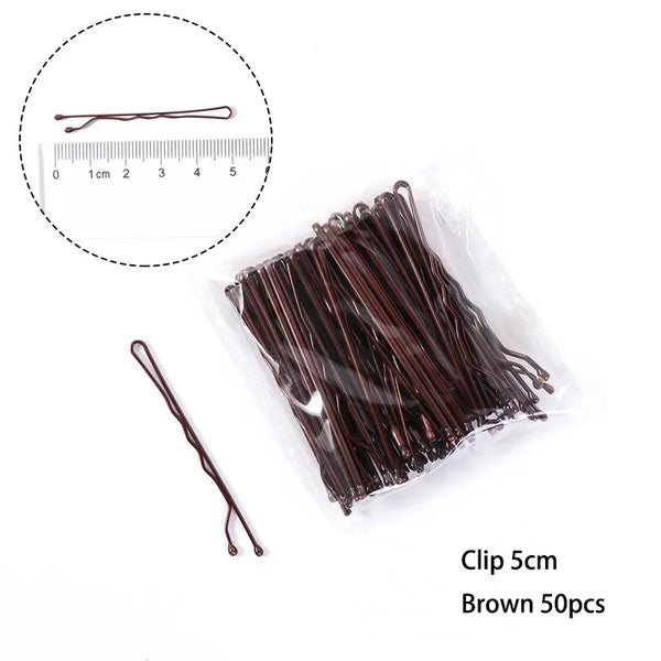 Waved U-Shaped Bobby Pin