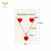 Beautiful Red Heart Jewelry