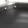 Better Chef 12.5-Inch 3-Ply Stainless Steel Nonstick Wok with Lid