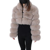 Fashion Fox Fur Winter Coats Vests