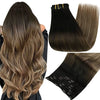 Double Weft Hair Extensions Human Hair for Woman