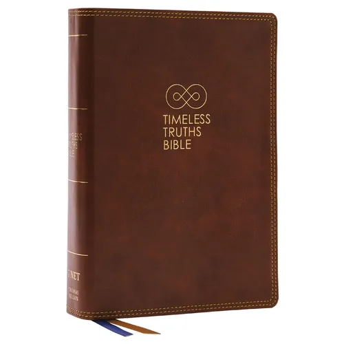 Timeless Truths Bible: One Faith. Handed Down. for All the Saints. (Net, Brown Leathersoft, Comfort Print) - Imitation Leather