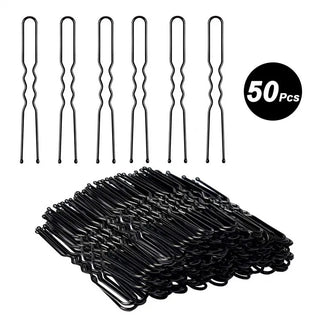 Waved U-Shaped Bobby Pin