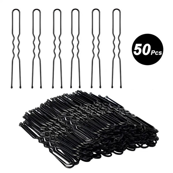 Waved U-Shaped Bobby Pin