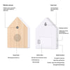 Creative Birdhouse Music Box Motion-Activated Bird Song Audio Player