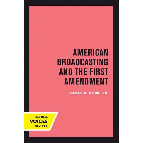 American Broadcasting and the First Amendment - Paperback