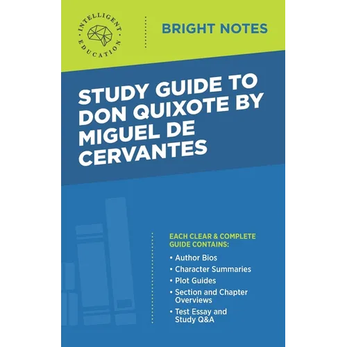 Study Guide to Don Quixote by Miguel de Cervantes - Paperback