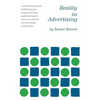 Reality in Advertising - Hardcover