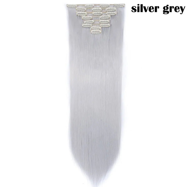 Long Straight Clip in on Hair Extensions