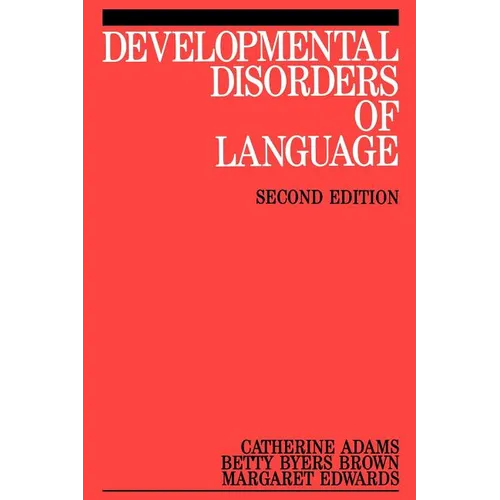 Developmental Disorders of Language - Paperback