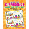 Spot the Difference, Mazes and Dot to Dot Activity Book - Paperback