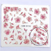 Full Beauty 1pc Black Flower Vine Nail Water Sticker Leaf Lace Design Slider Nail Art Decal Beauty Foils Decoration Nail Decals for Women Nail Art Stickers Water Transfer Decals Design Nail Art Supplies Manicure Acrylic Nail Foil Stencils Decorations