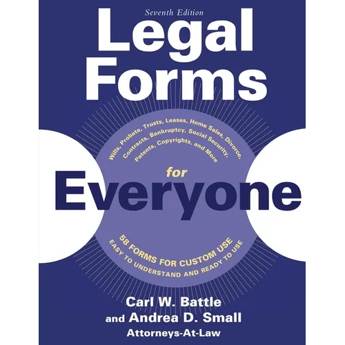 Legal Forms for Everyone: Wills, Probate, Trusts, Leases, Home Sales, Divorce, Contracts, Bankruptcy, Social Security, Patents, Copyrights, and More - Paperback