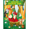 Animals Coloring Book For Kids: Wild & Farm Animals and Birds for Boys and Girls ages 4-8 - Paperback
