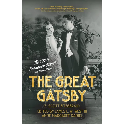 The Great Gatsby: The 1926 Broadway Script - Hardcover