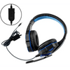 Gaming Red Black Wired Headset Stereo Gamer Headphone  Noise Cancelling Over Ear Headphones With Mic LED Light Bass Surround Soft Memory Earmuffs For Laptop