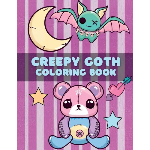 Creepy Goth Coloring Book - Paperback