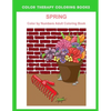 Spring Color By Numbers Adult Coloring Book: A Large Print and Easy Color by Number Adult Coloring Book of Spring Flowers, Birds, Butterflies, Bunnies - Paperback
