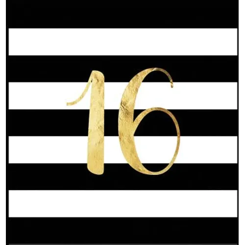 Happy 16th Birthday Guest Book (Hardcover): Sweet Sixteen Guest book, party and birthday celebrations decor, memory book, 16th birthday, happy birthda - Hardcover