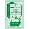 Index to McMinn County, Tennessee, Tax Lists, 1829-1832 and 1836, and Detail from 1836 Tax List - Paperback