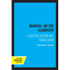 Marius: On the Elements: A Critical Edition and Translation Volume 10 - Paperback