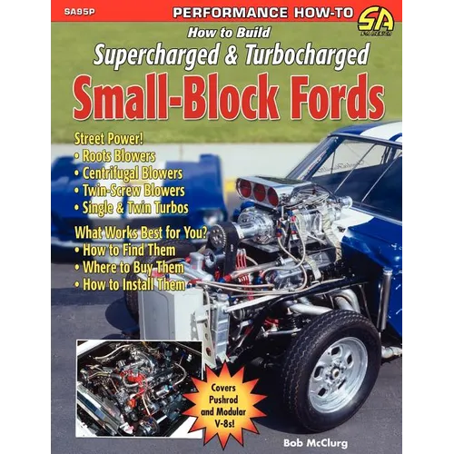 How to Build Supercharged & Turbocharged Small-Block Fords - Paperback