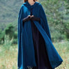 Hooded Shawl Extended Cape Coat | Versatile 5-Color Hooded Shawl Poncho (MOA088)