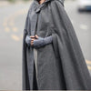 Hooded Shawl Extended Cape Coat | Versatile 5-Color Hooded Shawl Poncho (MOA088)