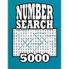 Number Search 5000: 5,145 Number Strings 105 Large Print Puzzles Book - Paperback