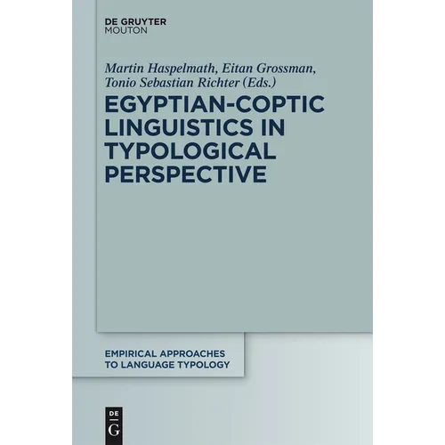 Egyptian-Coptic Linguistics in Typological Perspective - Paperback