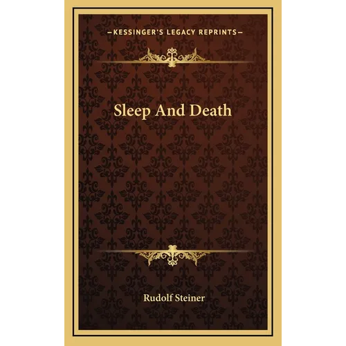 Sleep And Death - Hardcover