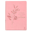 NLT Holy Bible Everyday Devotional Bible for Women New Living Translation, Vegan Leather, Pink Debossed - Leather