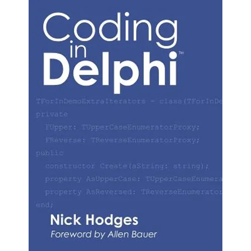 Coding in Delphi - Paperback