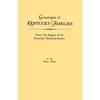 Genealogies of Kentucky Families, from the Register of the Kentucky Historical Society. Voume a - M (Allen - Moss) - Paperback