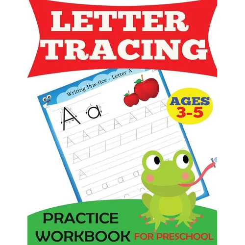 Letter Tracing Practice Workbook - Paperback