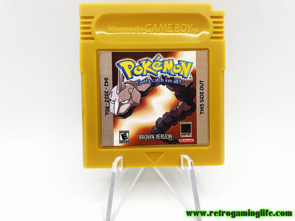 Pokemon Brown Version Gameboy Game
