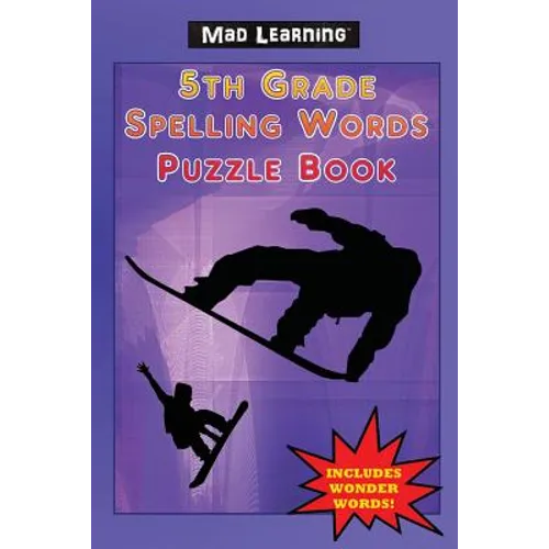 Mad Learning: 5th Grade Spelling Words Puzzle Book - Paperback