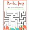 Puzzle Book for Dementia Patients: For Adults With Dementia - 50 Puzzles - Paperback - Made In USA - Size 8.5x11 - Paperback