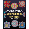 Mandala coloring book for teens 100 pages: 100 Creative Mandala pages/100 pages/8/10, Soft Cover, Matte Finish/Mandala coloring book - Paperback