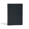 KJV Super Giant Print Reference Bible, Black Genuine Leather - Leather