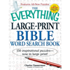 The Everything Large-Print Bible Word Search Book - Paperback