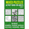 Mixed Puzzle Activity Book for Adults Volume 3: Arrowwords, Crossword, Kriss Kross, Word Search, Sudoku & Nonogram Variety Puzzlebook (UK Version) - Paperback