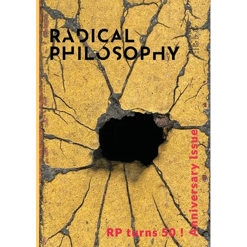 Radical Philosophy 2.13 / Autumn 2022 - Paperback
