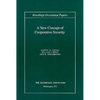 A New Concept of Cooperative Security - Paperback