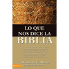 La Lo que nos dice la Biblia - Paperback